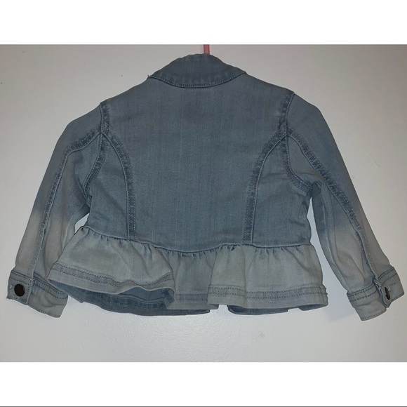 Genuine Kids by OshKosh Faded Ombré Denim Jacket - Picture 3 of 5